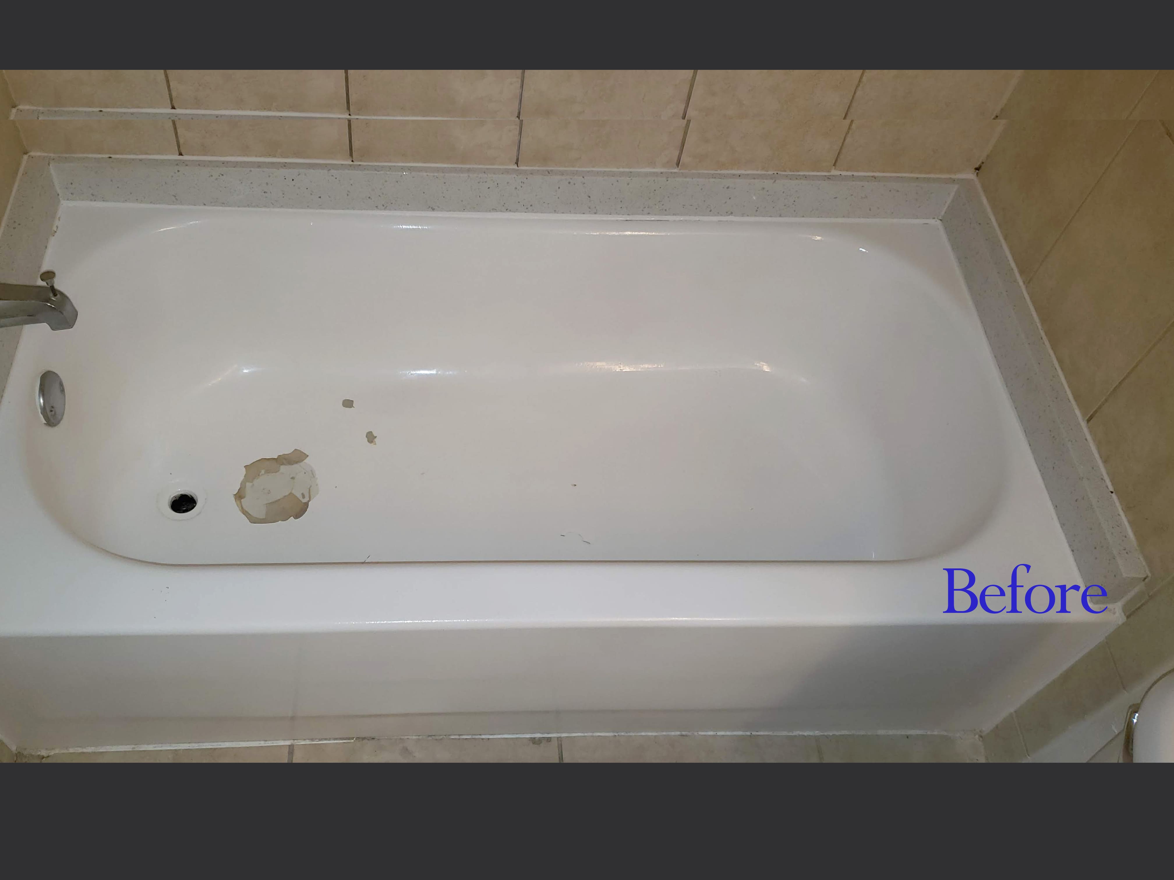 Bathtub before