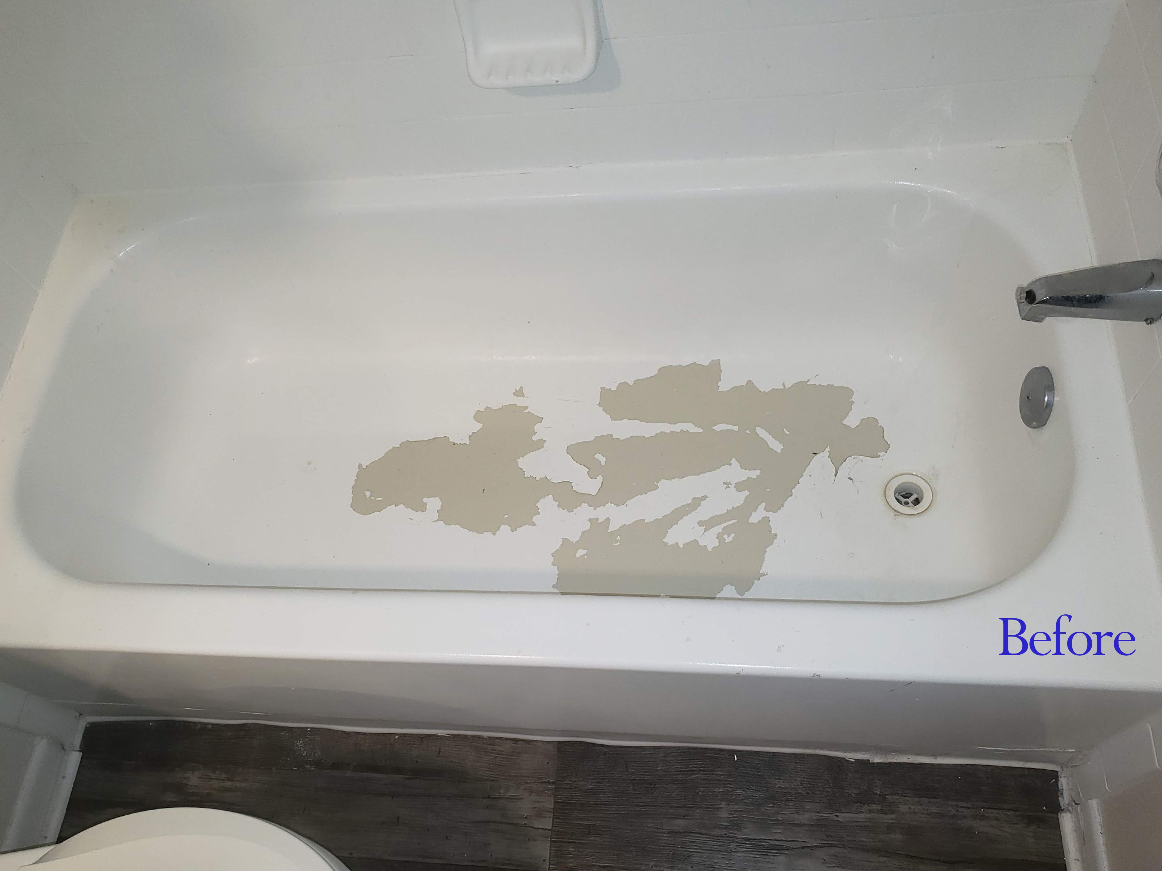 Bathtub before