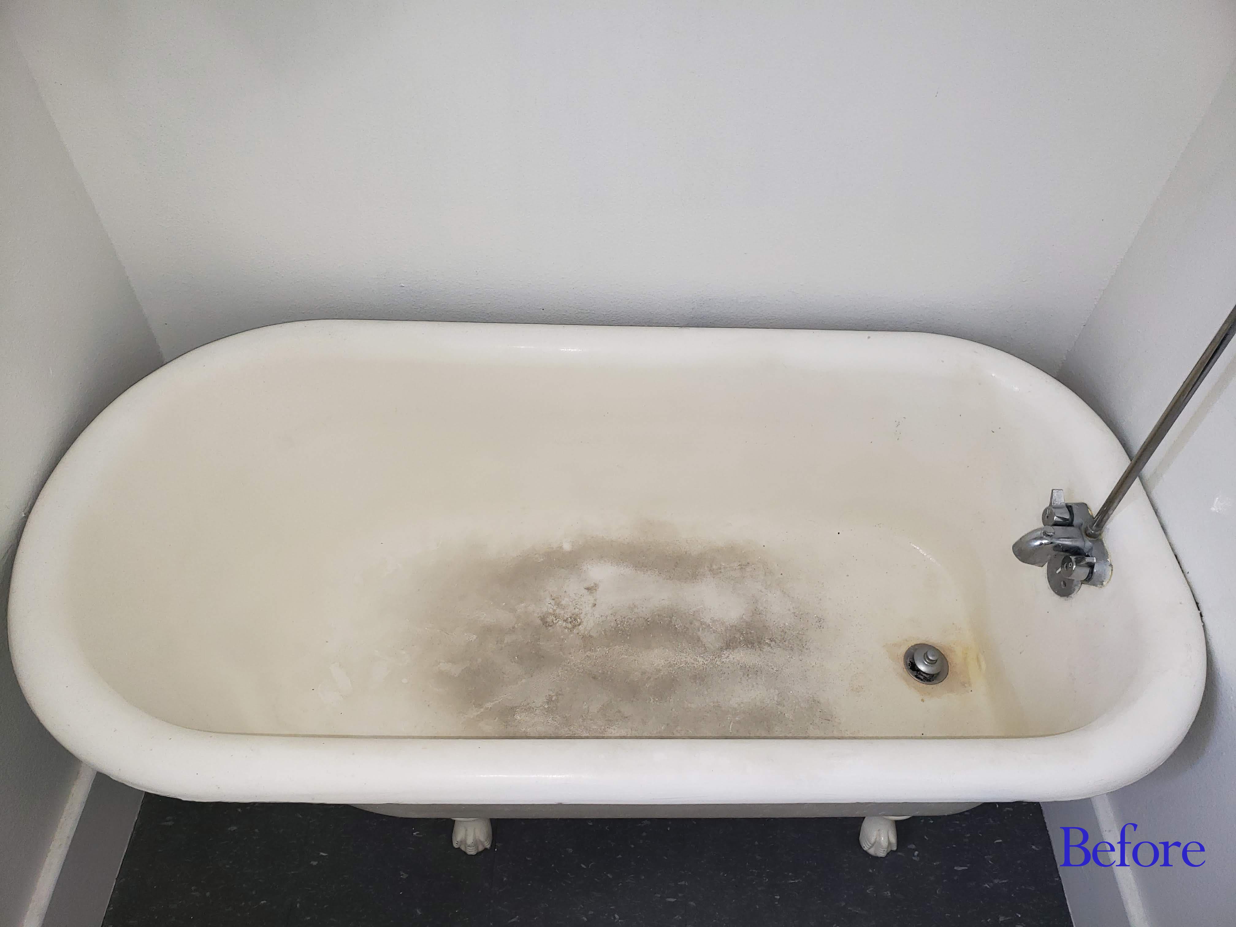 Bathtub before