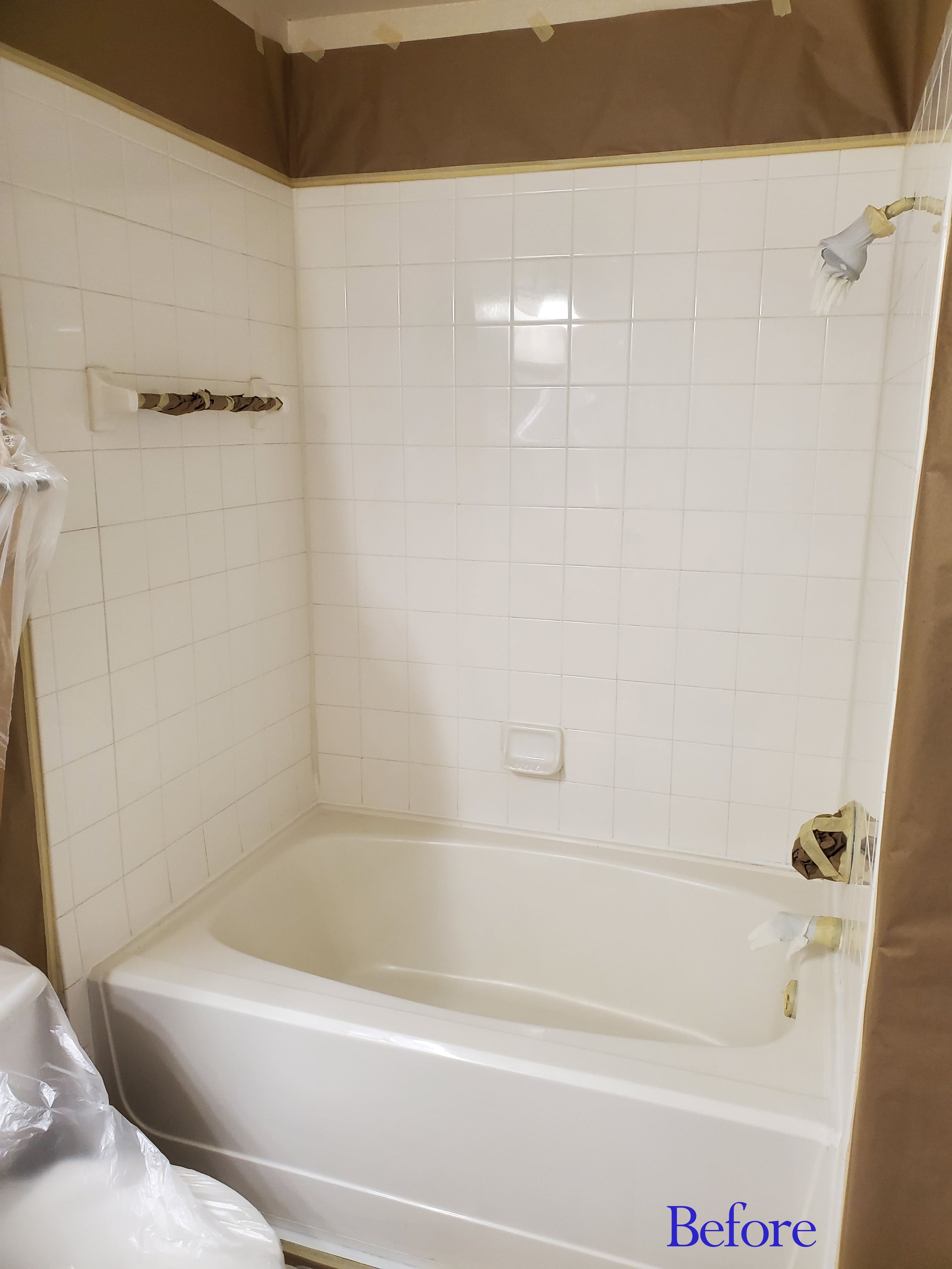 Bathtub before