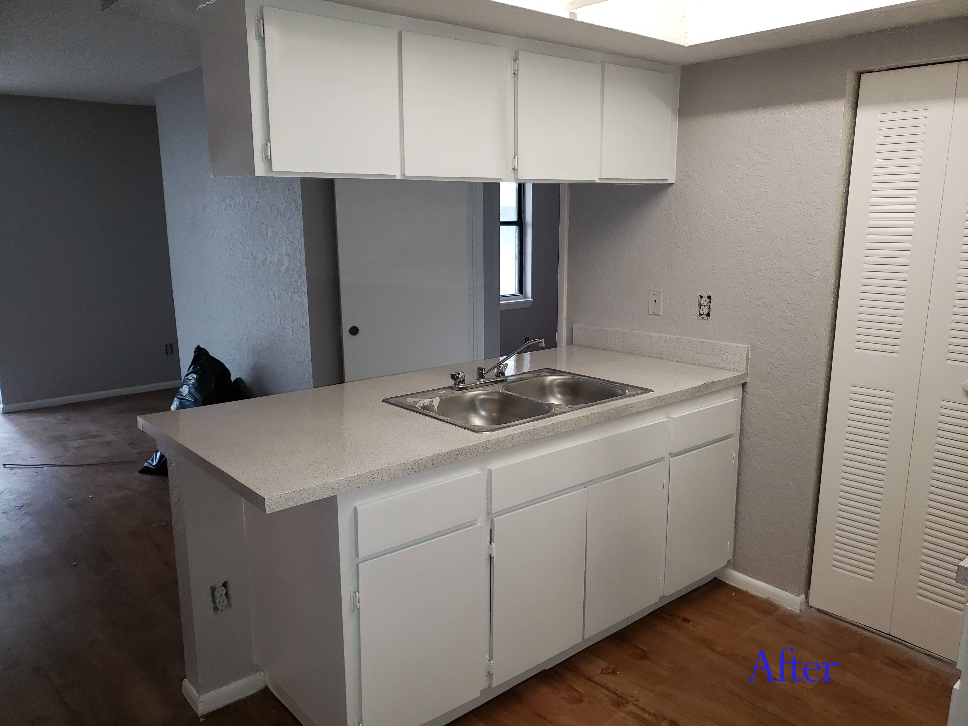 Cabinets after