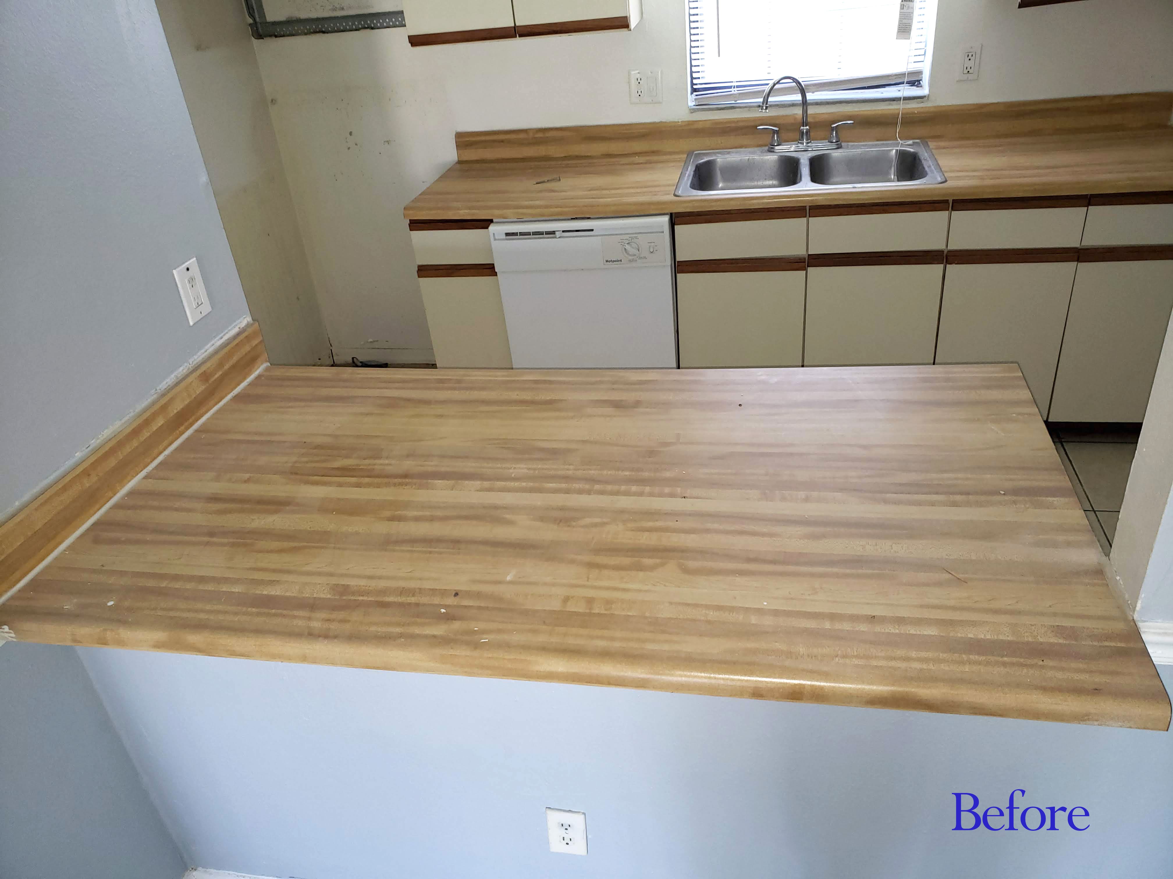 Countertops before