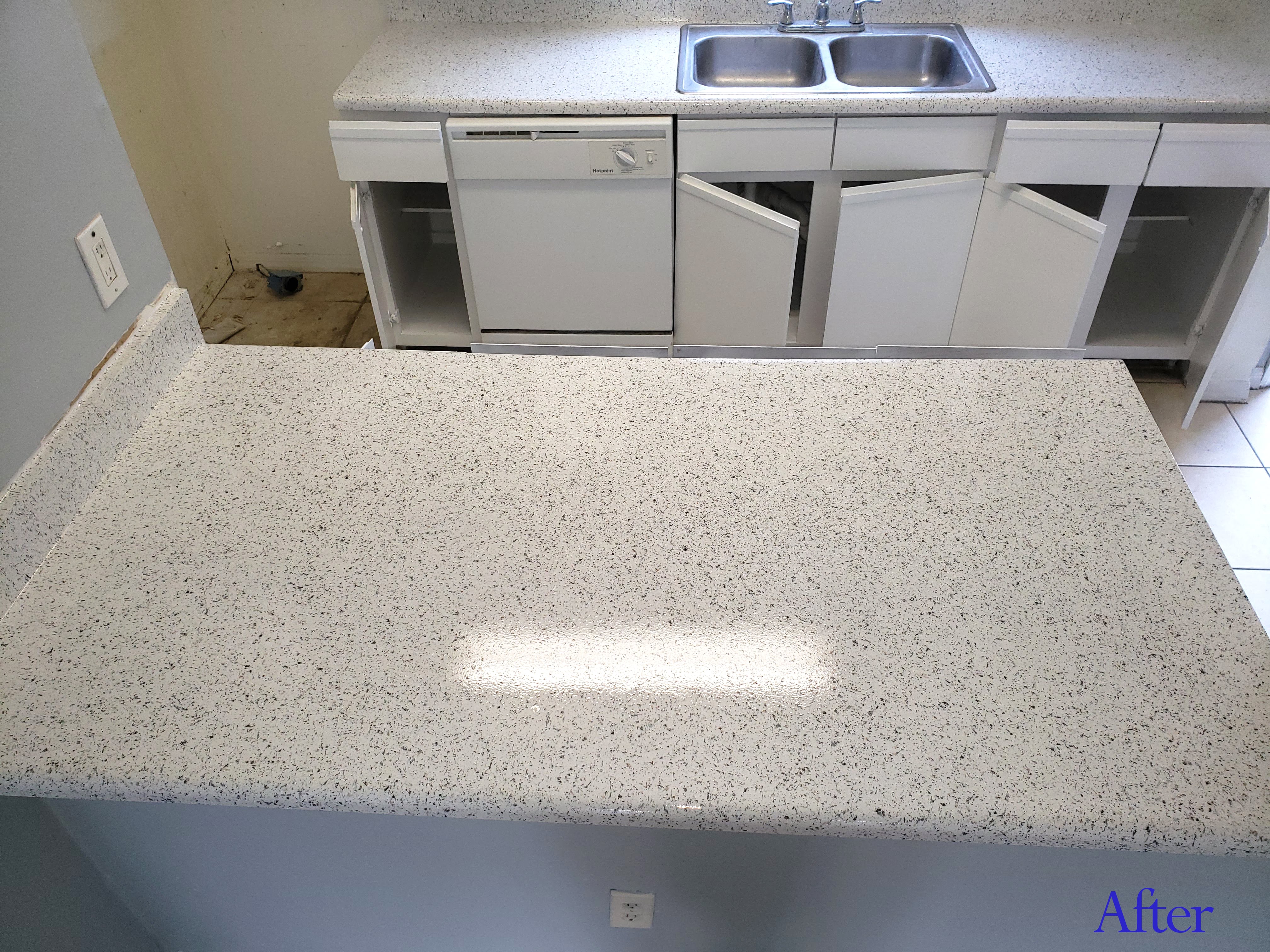 Countertops after