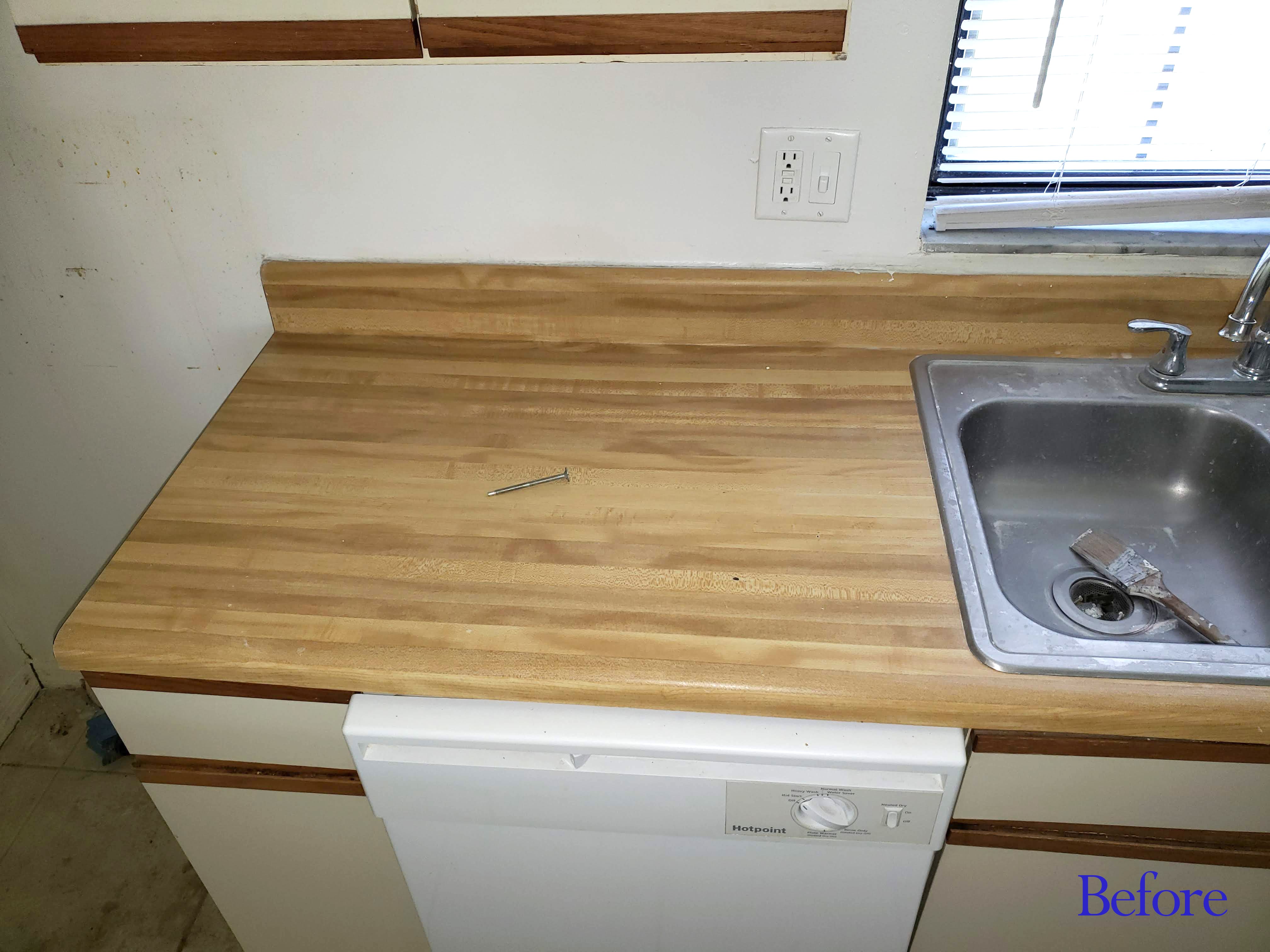 Countertops before