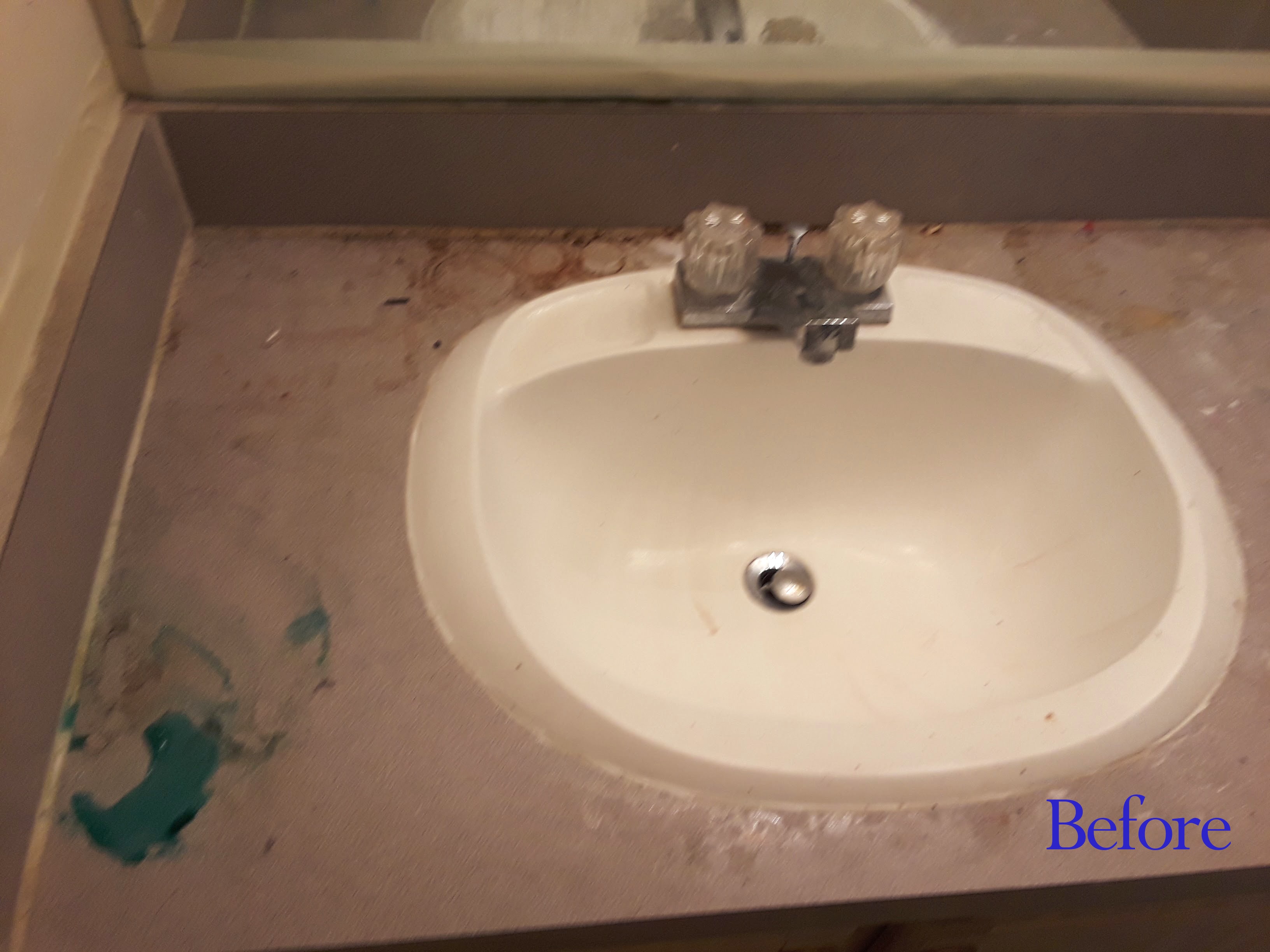 Countertops before