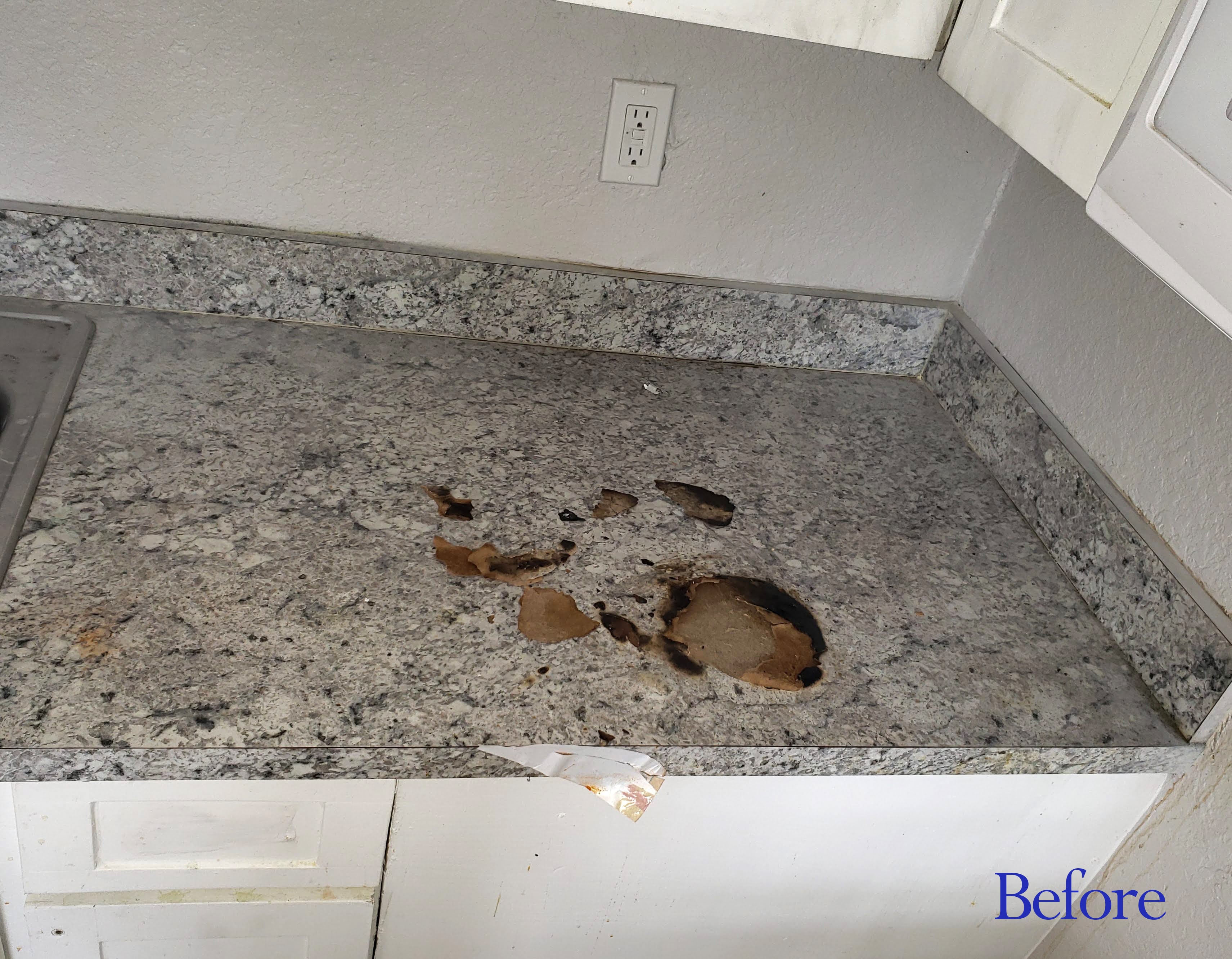 Countertops before